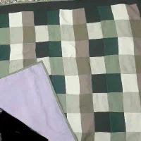 سفره پارچه ای سبزی پاک کنی تکه دوزی|سفره، حوله، دستمال آشپزخانه|شیراز, بریجستون|دیوار