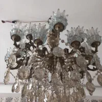 لوستر ۱۲شاخه|لوستر و چراغ آویز|هشتگرد, فاز ۷ مهستان|دیوار