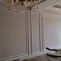 قاب بندی  سقف و دیوار  گچبری‌های  پیش‌ساخته|خدمات پیشه و مهارت|تهران, شمیران‌نو|دیوار