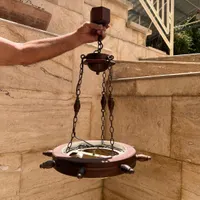 فروش لوستر و سقفی طرح سکان کشتی|لوستر و چراغ آویز|اصفهان, باغ زیار|دیوار