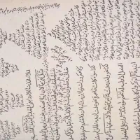 کتابهای خطی قدیمی|کلکسیون اشیاء عتیقه|قم, چهل درخت‎|دیوار