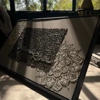 تابلو کالیگرافی برجسته گالری الهه هنر