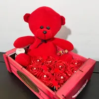 باکس خرس و گل ربانی