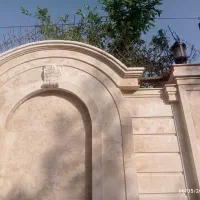 سنگ کاری ساده ابزاری کباب پز آبنما