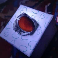 انگشتر عقیق سرخ جگری خراسان|جواهرات|بیرجند, |دیوار