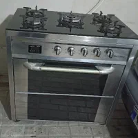 گاز طرح فر صفحه شیشه ای