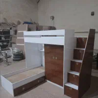 تخت دوطبقه تخت خواب 2 دو طبقه مدل ال کمددار|تخت و سرویس خواب|اصفهان, شیخ طوسی|دیوار