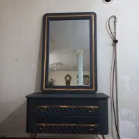 دکور آرایشگاه/صندلی اصلاح/آینه کنسول/کپ|آرایشگاه و سالنهای زیبایی|هشتگرد, هشتگرد قدیم|دیوار