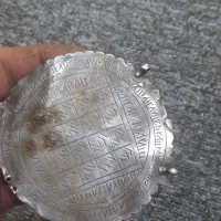 پلاک قدیمی جنس نقره برای زمان قاجاریه 200سال پیش