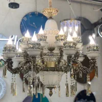 لوستر بزرگ20شعله مجلل به قیمت تولیدی