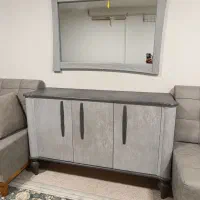 میز تی وی اینه کنسول گل میز