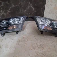 چراغ جلو و عقب دنا معمولی تمیز،بدون خش و سالم