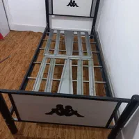 تخت تک نفره همراه با تشک رویال