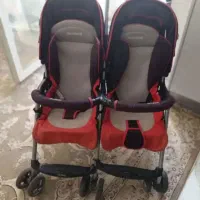 کالسکه دوقلو خارجی از نوزادی