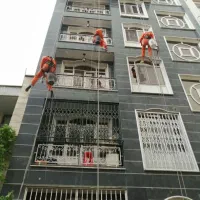 پیچ و رولپلاک نما شست و شوی نما سیمانکاری راپل