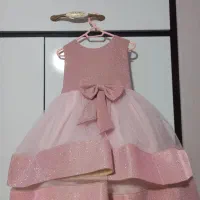 لباس دخترانه در حد نو مناسب ۵ الی ۶ سال