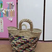 سبد حصیری سایز بزرگ|صنایع دستی و سایر لوازم تزئینی|بروجن, |دیوار