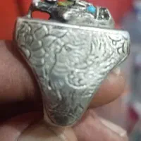 انگشتر نقره کلکسیونی|کلکسیون اشیاء عتیقه|کرمان, |دیوار