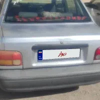 پراید مدل ۸۲ نقره ای کاربرات سالم