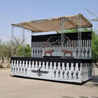 استیج وجایگاه برای مراسمات فرهنگی ،هنری ومذهبی