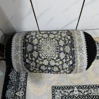 بالشت شیک ترمه مشکی طوسی