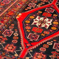 جفت قالیچه ۳ متری ساوه رنگ گیاهی|فرش|تهران, سلسبیل شمالی|دیوار