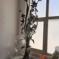 آباژور کنار سالنی سه شاخه ای جنس مسی