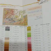 نقش فرش کامپیوتری با دار قالی چله کشی شده|فرش|کرمانشاه, |دیوار