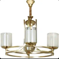 لوستر مدرن ۳ شعله کاملا نو|لوستر و چراغ آویز|اهواز, کیانشهر|دیوار