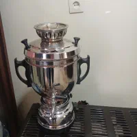 سماور سالم و چرخ خیاطی قدیمی