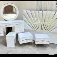 سرویس/تخت خواب کامل /تمام پارچه لمسه ای /راک*|تخت و سرویس خواب|ارومیه, |دیوار