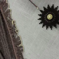 کنار پرده در حد نو|پرده، رانر، رومیزی|قم, علی آباد سعدگان|دیوار
