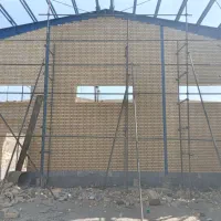 اجرای آجر نما لفتون ۲۰سانتی .۳۵ سانتی