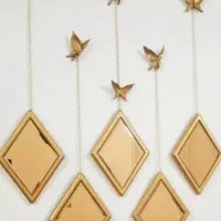 آینه دکوری با پروانه هاش
