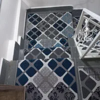 گلیم فرش پله و راهرو اقتصادی دانه ای ۳۰×۷۰ حدید