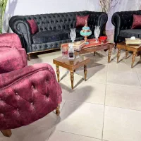 مبل چستر فیلد اصل تمام لمسه دستی شرکتی 7 نفره|مبلمان خانگی و میز عسلی|سنندج, |دیوار