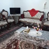 مبلمان 7نفره مدل سلطنتی، سالم و تمیز|مبلمان خانگی و میز عسلی|قم, پردیسان|دیوار
