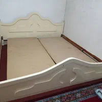 تخت دو نفره جنس چوب|تخت و سرویس خواب|نسیم‌شهر, |دیوار