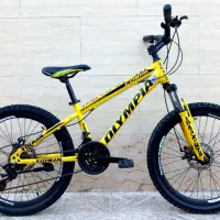 دوچرخه 24 المپیا ترمز دیسکی دنده‌ کلاجی در حد نو