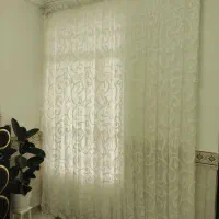 پرده پذیرایی سفید