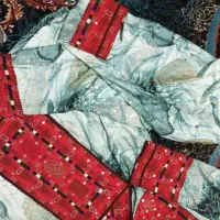 لباس بلوچی پارچه خوشگل با زی استین اینه دار