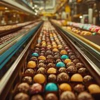 کارگر ساده بسته بندی شکلات سرویس/غذا/خوابگاه