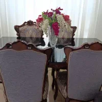 میز نهار خوری چوب گردو|میز و صندلی غذاخوری|شاهین‌شهر, شهرک میلاد|دیوار