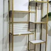 شلف و کتابخانه طبقاتی پشت و پهلو آهن ده در ده