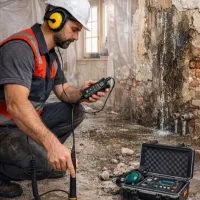 نشت‌یابی تخصصی آب با دستگاه پیشرفته صوتی وتصویری