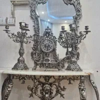 آینه شمعدان برنز