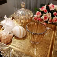 فنجان و قندان شامپاینی erico سرویس ۶ نفره