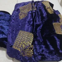 پارچه مخمل کشی ابر وبادی