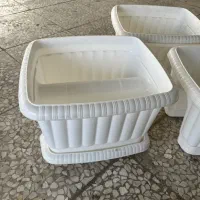 گلدان پلاستیکی نرده ای