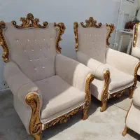 مبل سلطنتی ۷ نفر چوب نراد